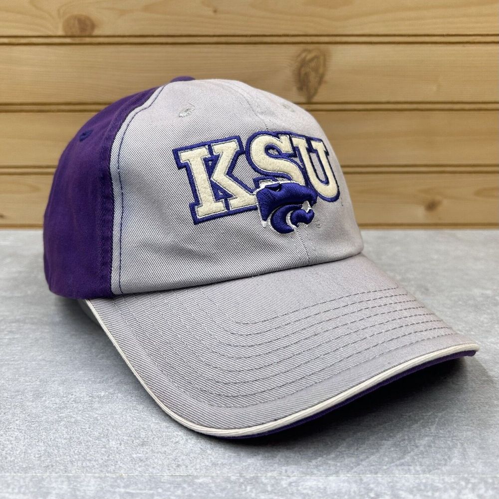 KSU Kansas State University WILDCATS Hat Ball Cap ADJUSTABLE Relaxed Fit